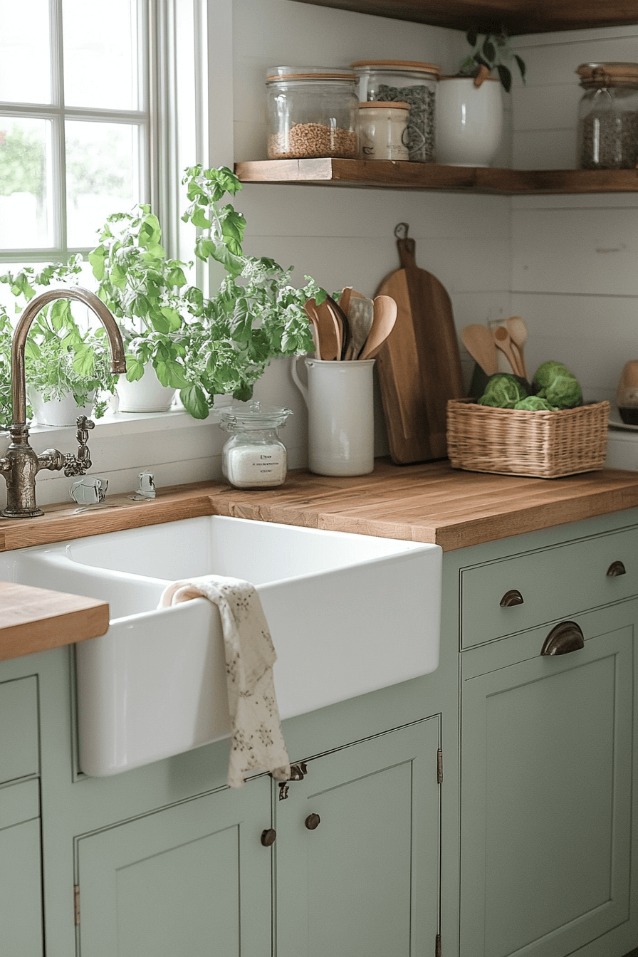 farmhouse kitchen cabinets