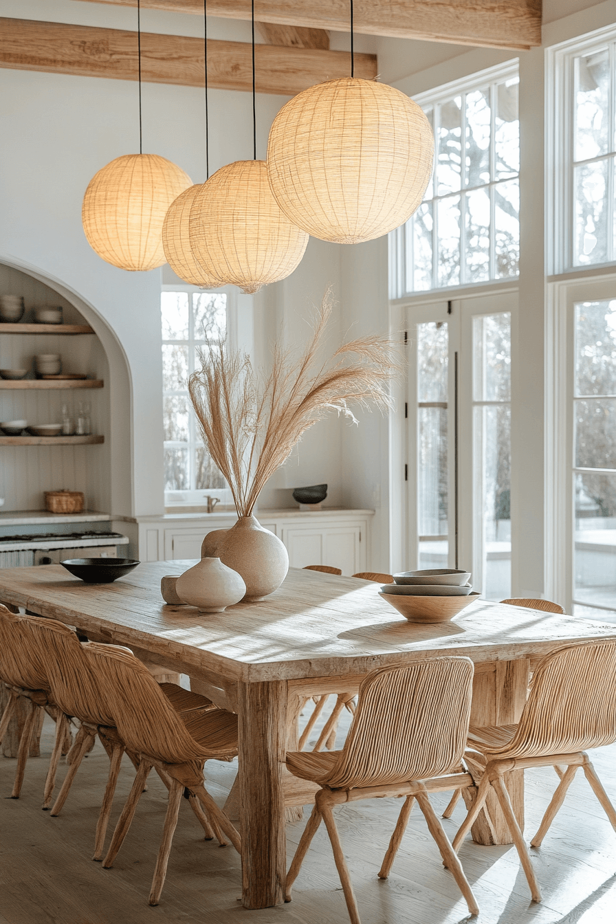 japandi dining room