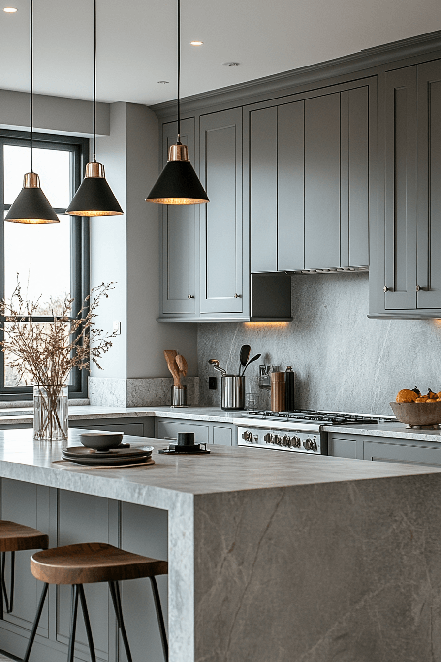 grey kitchen