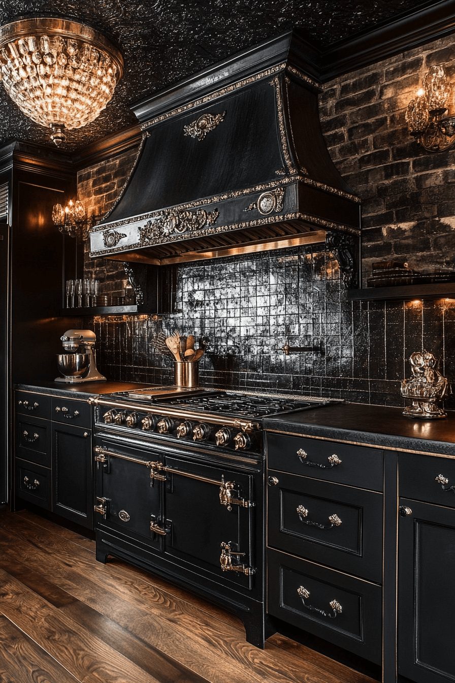 29 Whimsigoth Kitchen Makeovers for a Mystical Culinary Vibe whimsigoth kitchen
