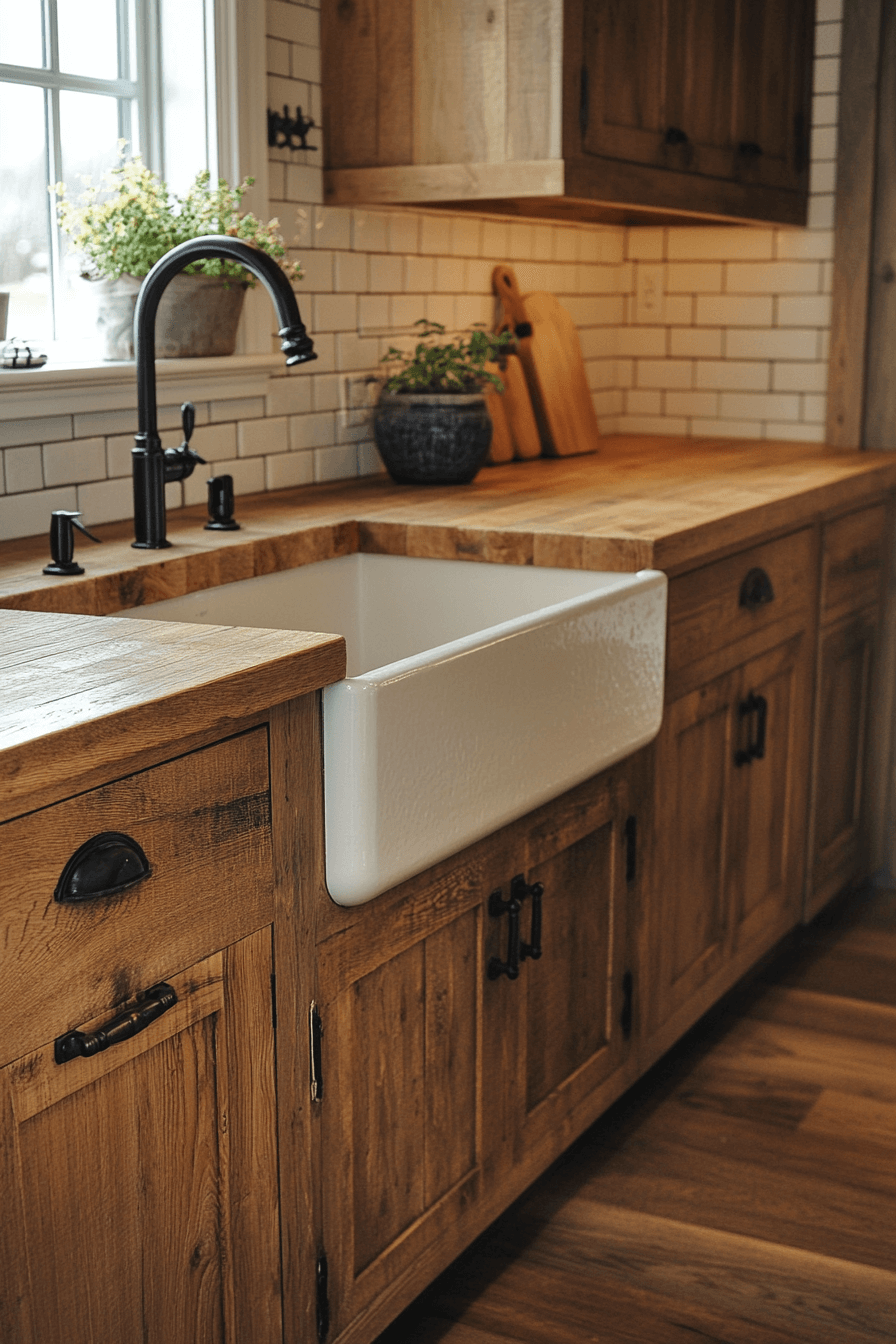 farmhouse kitchen cabinets