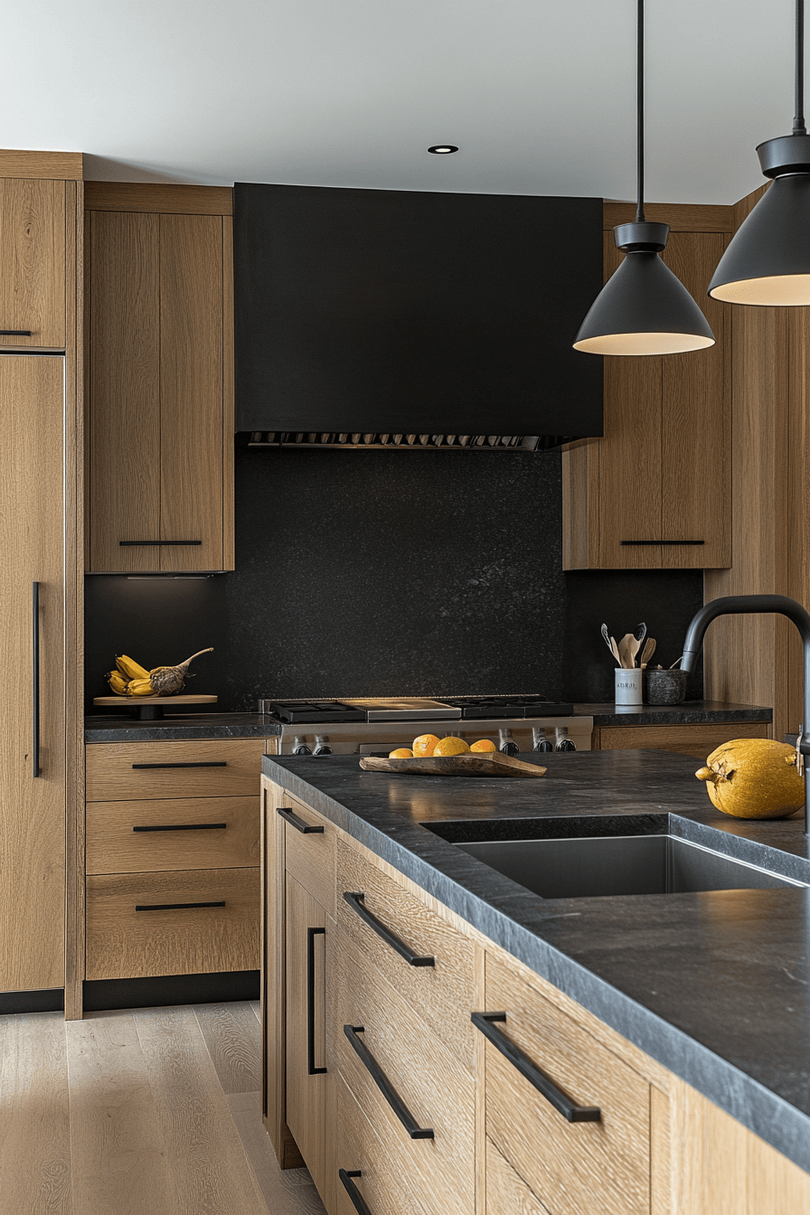 white oak kitchen cabinets