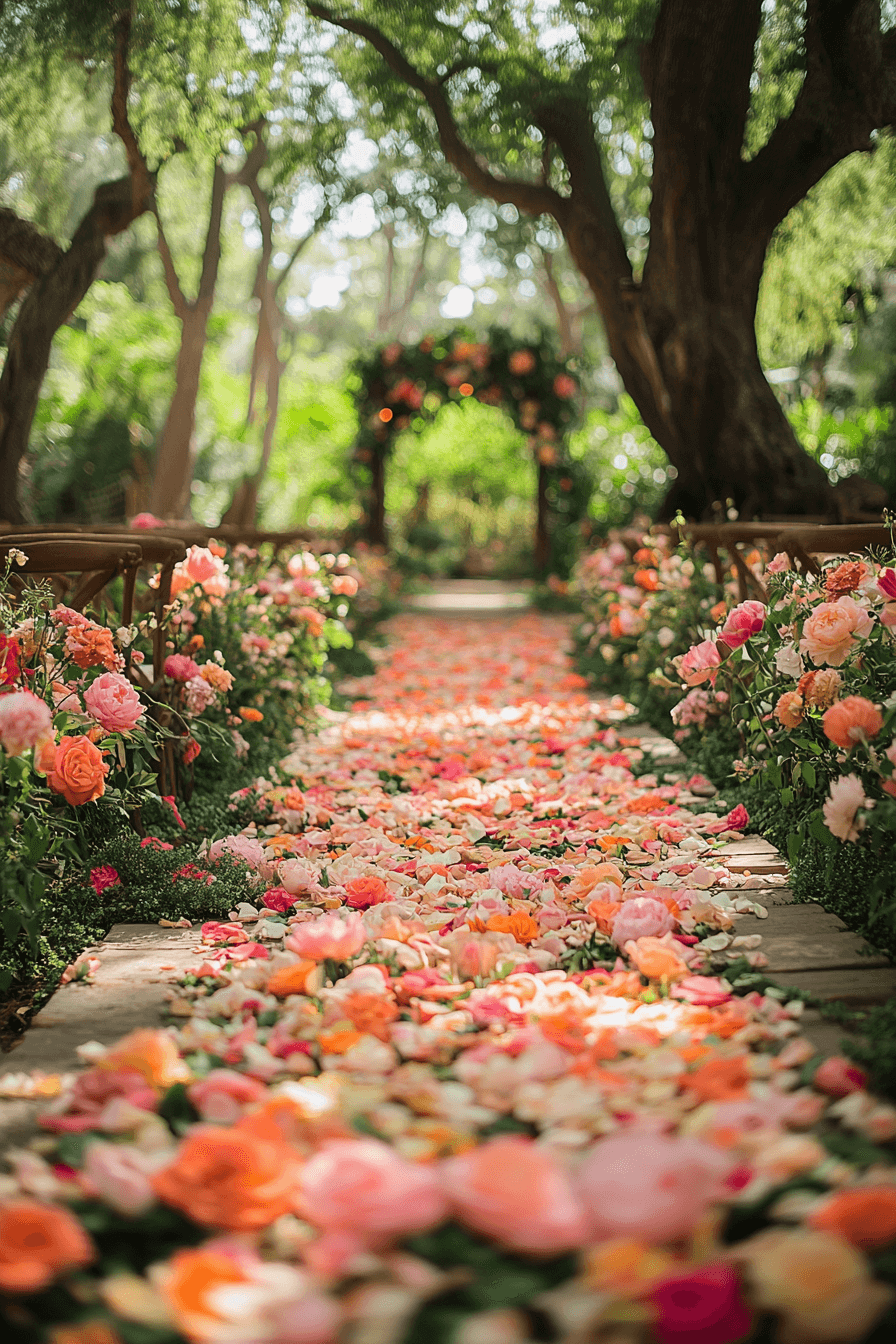 whimsical garden wedding