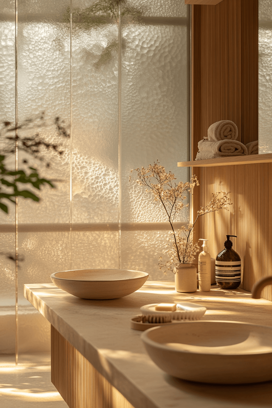 29 Japandi Bathroom Trends That Bring Harmony Home japandi bathroom