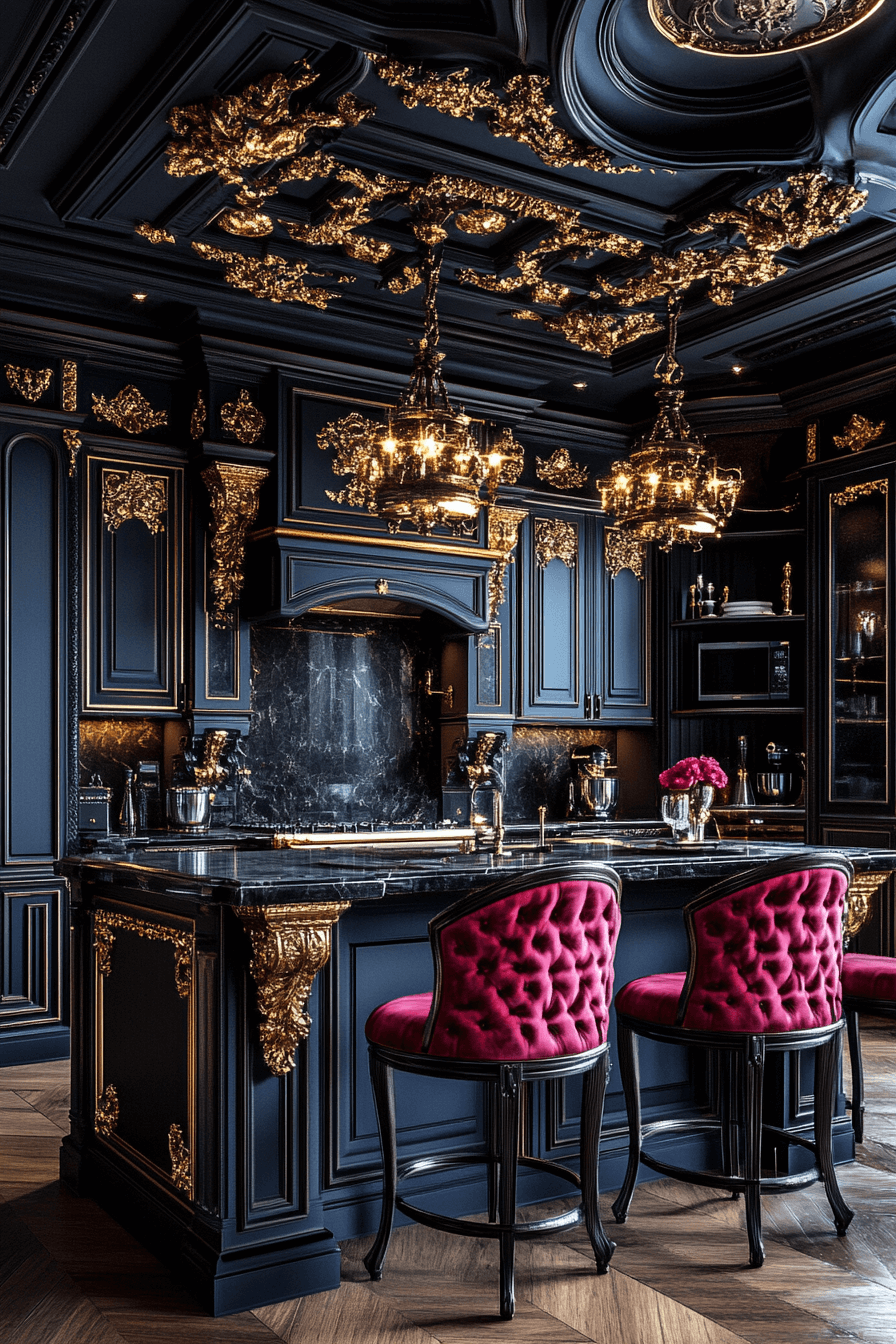 29 Whimsigoth Kitchen Makeovers for a Mystical Culinary Vibe whimsigoth kitchen
