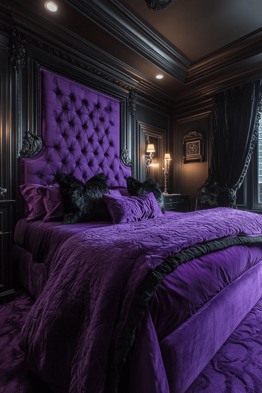 dark victorian bedroom