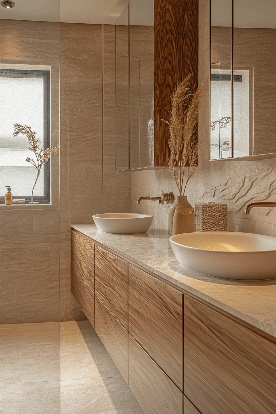 29 Japandi Bathroom Trends That Bring Harmony Home japandi bathroom