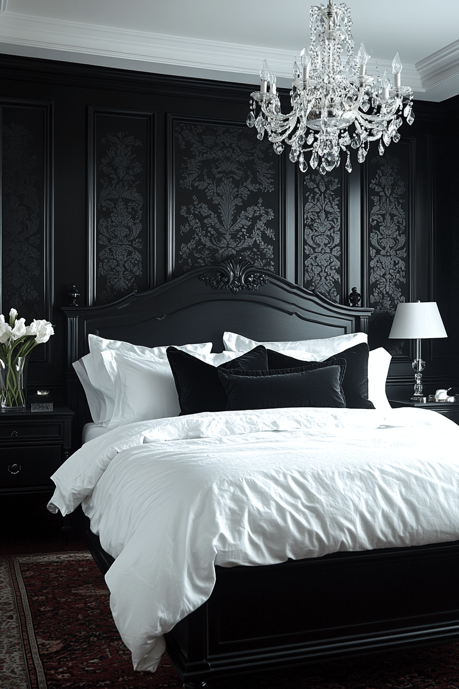 dark victorian bedroom