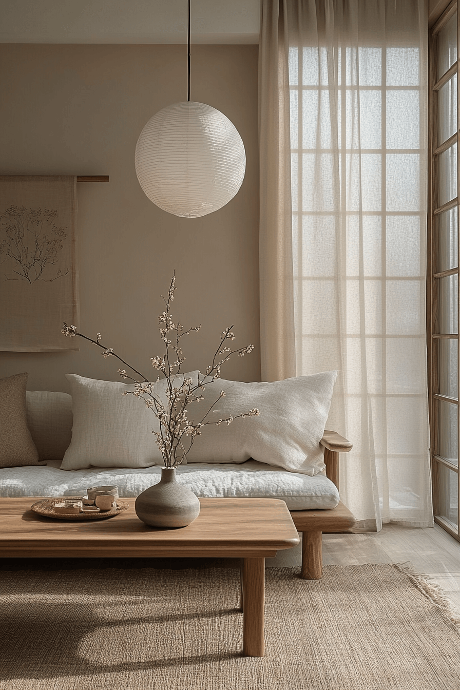 29 Japandi Living Room Themes for a Naturally Chic Home japandi living room