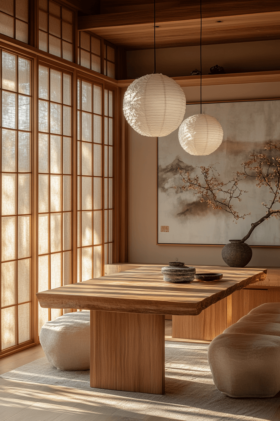 japandi dining room