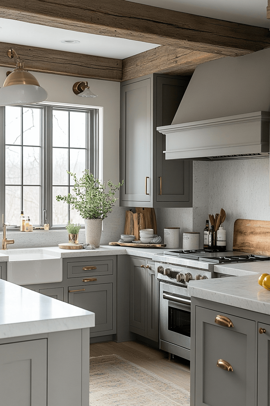 grey kitchen