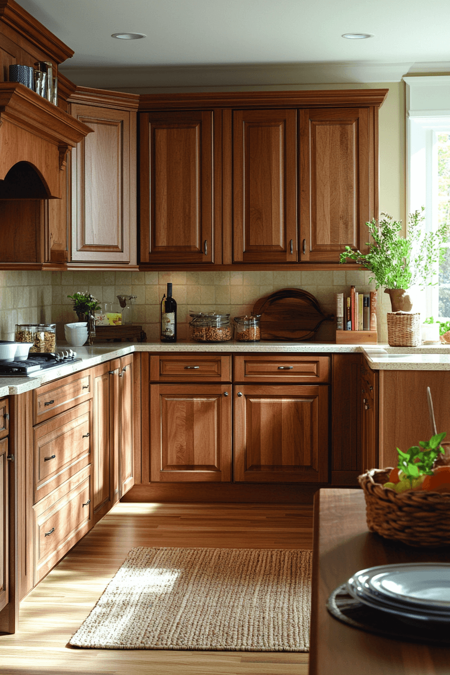 light wood kitchen cabinets