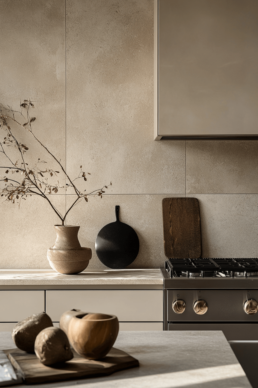 cream kitchen cabinets