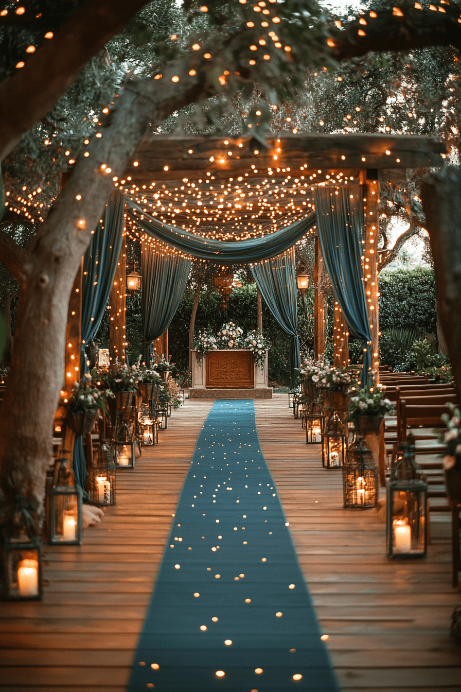 whimsical garden wedding