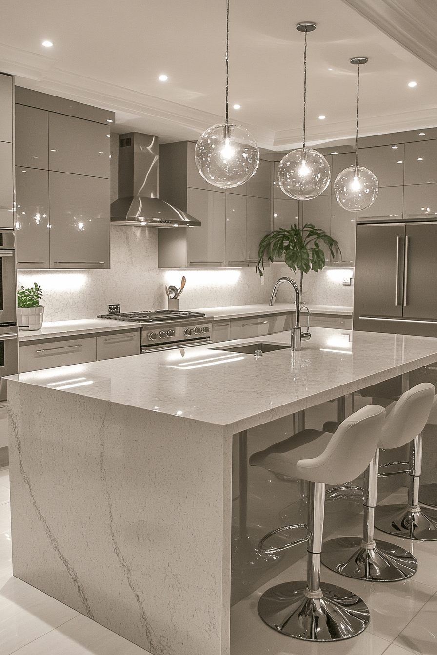 grey kitchen
