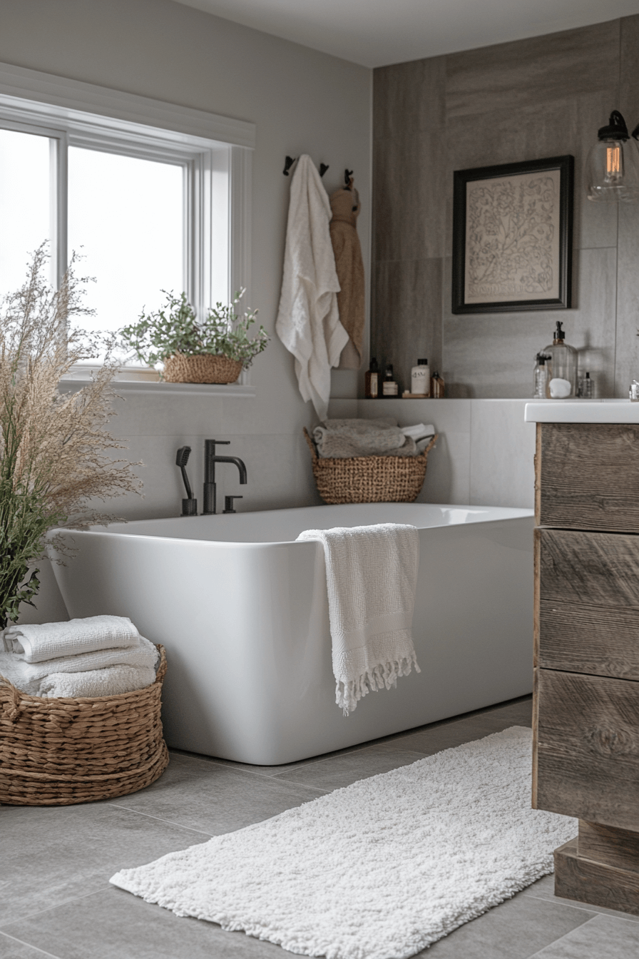 29 Japandi Bathroom Trends That Bring Harmony Home japandi bathroom