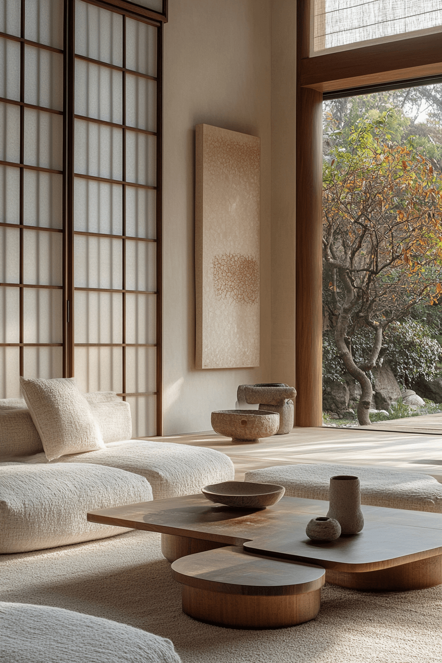 29 Japandi Living Room Themes for a Naturally Chic Home japandi living room
