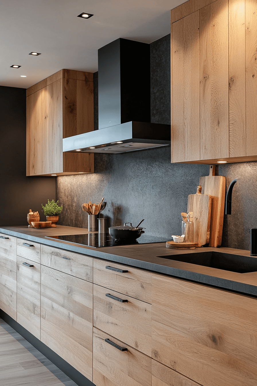 light wood kitchen cabinets