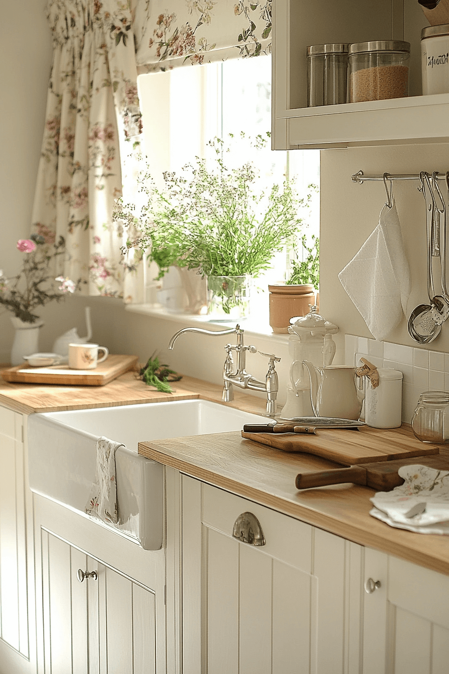 cottage core kitchen