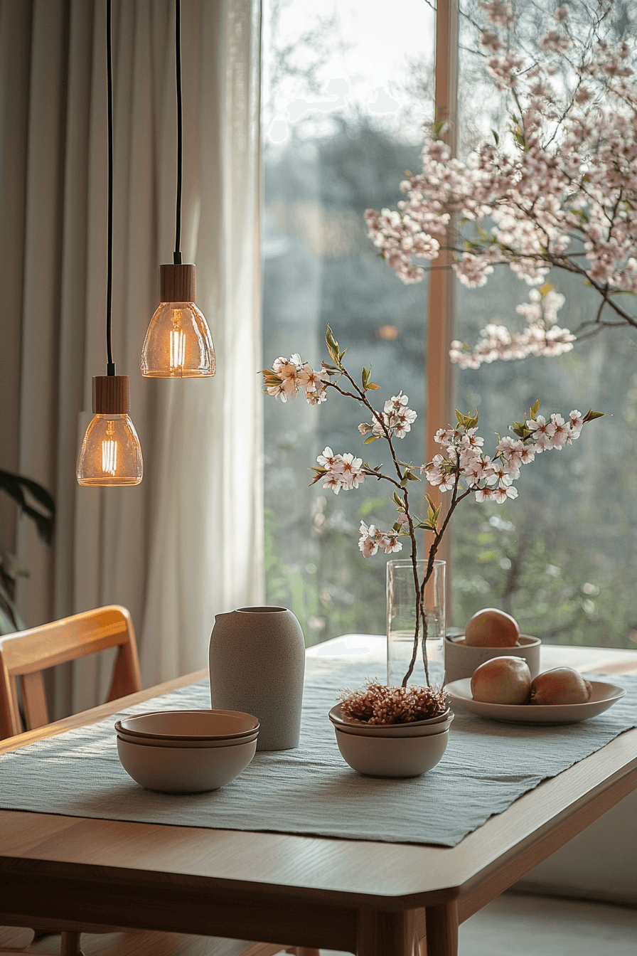 japandi dining room