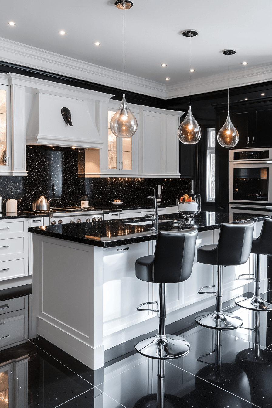black and white kitchen ideas