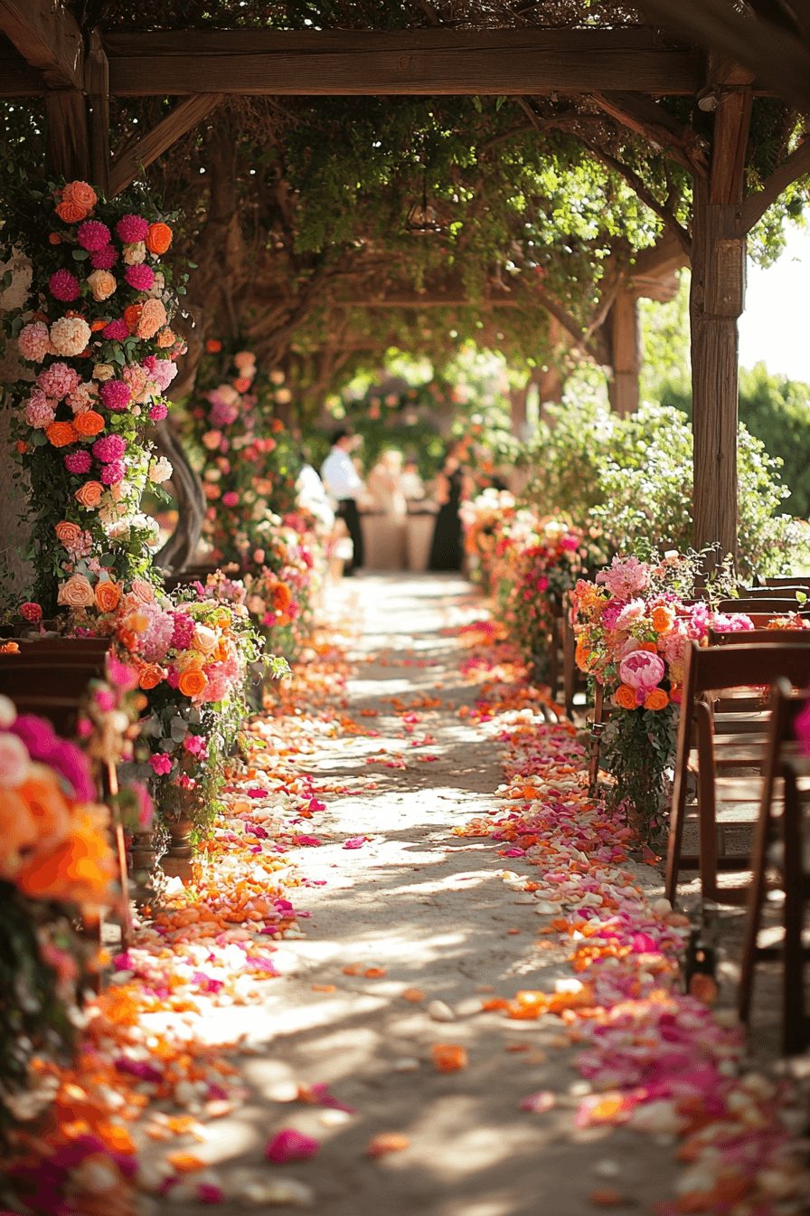 whimsical garden wedding
