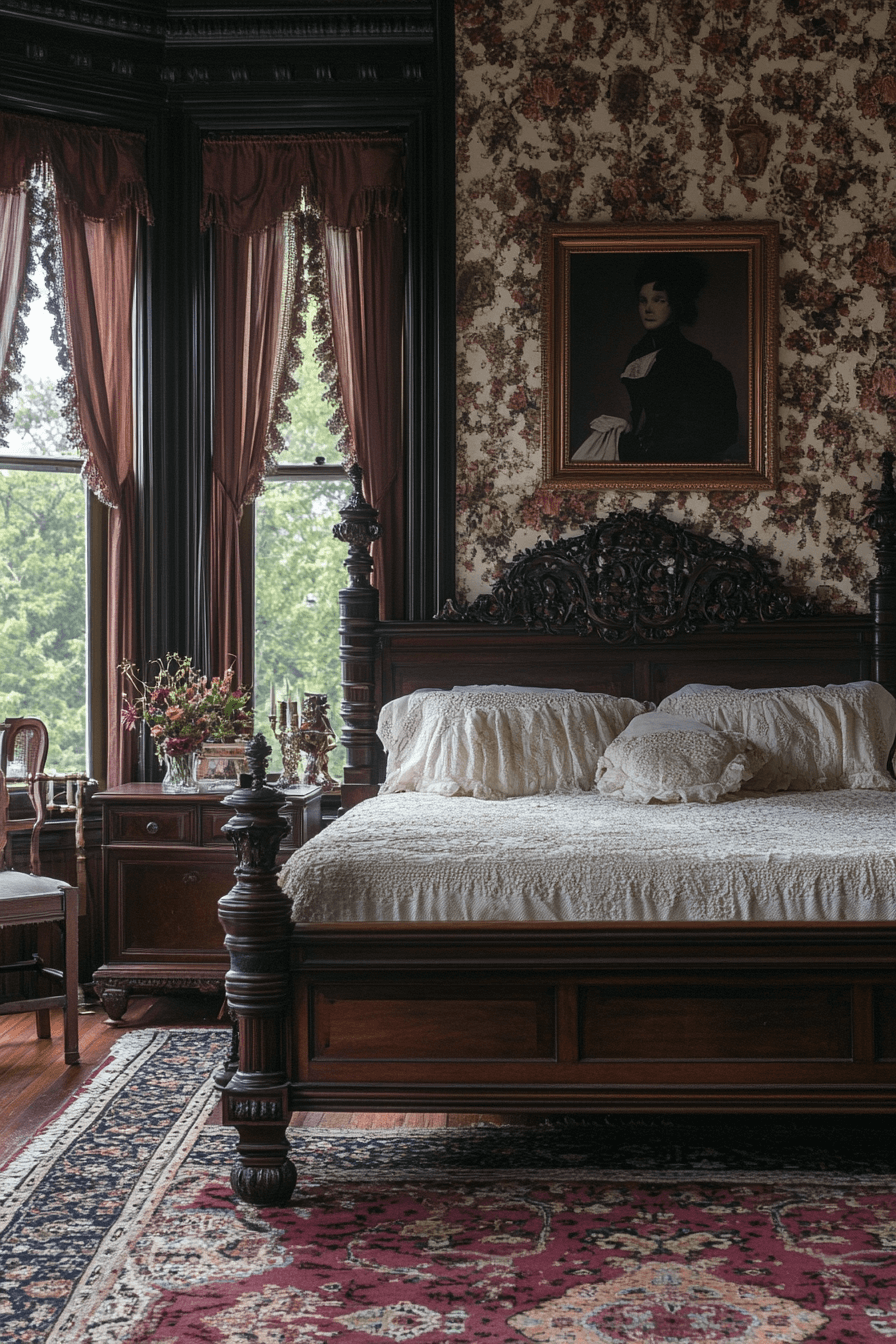 dark victorian bedroom