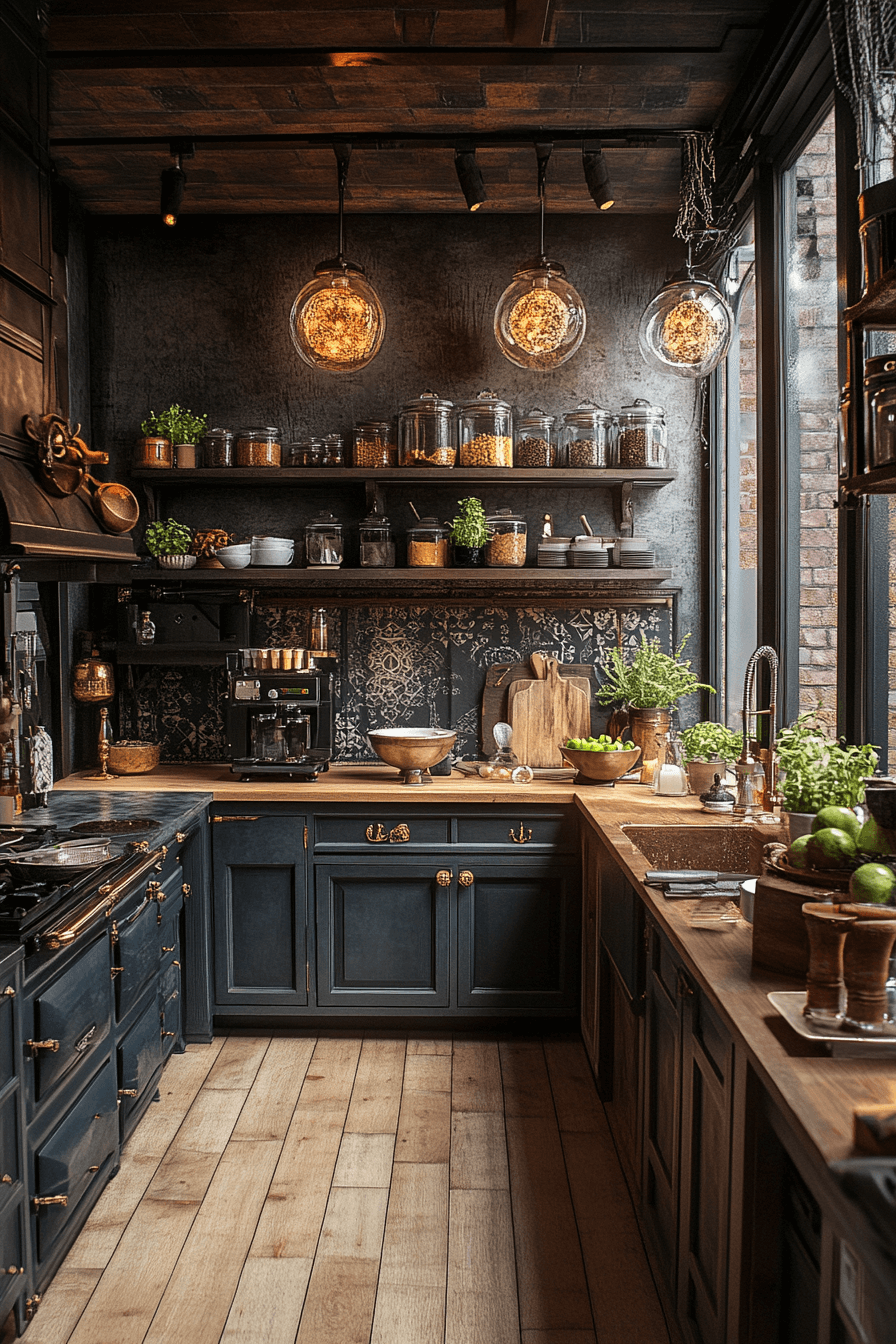 29 Whimsigoth Kitchen Makeovers for a Mystical Culinary Vibe whimsigoth kitchen
