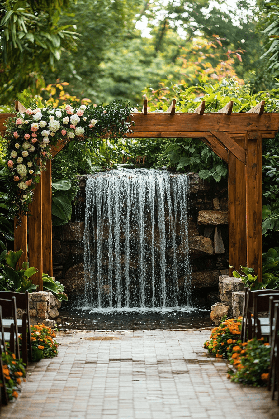 whimsical garden wedding