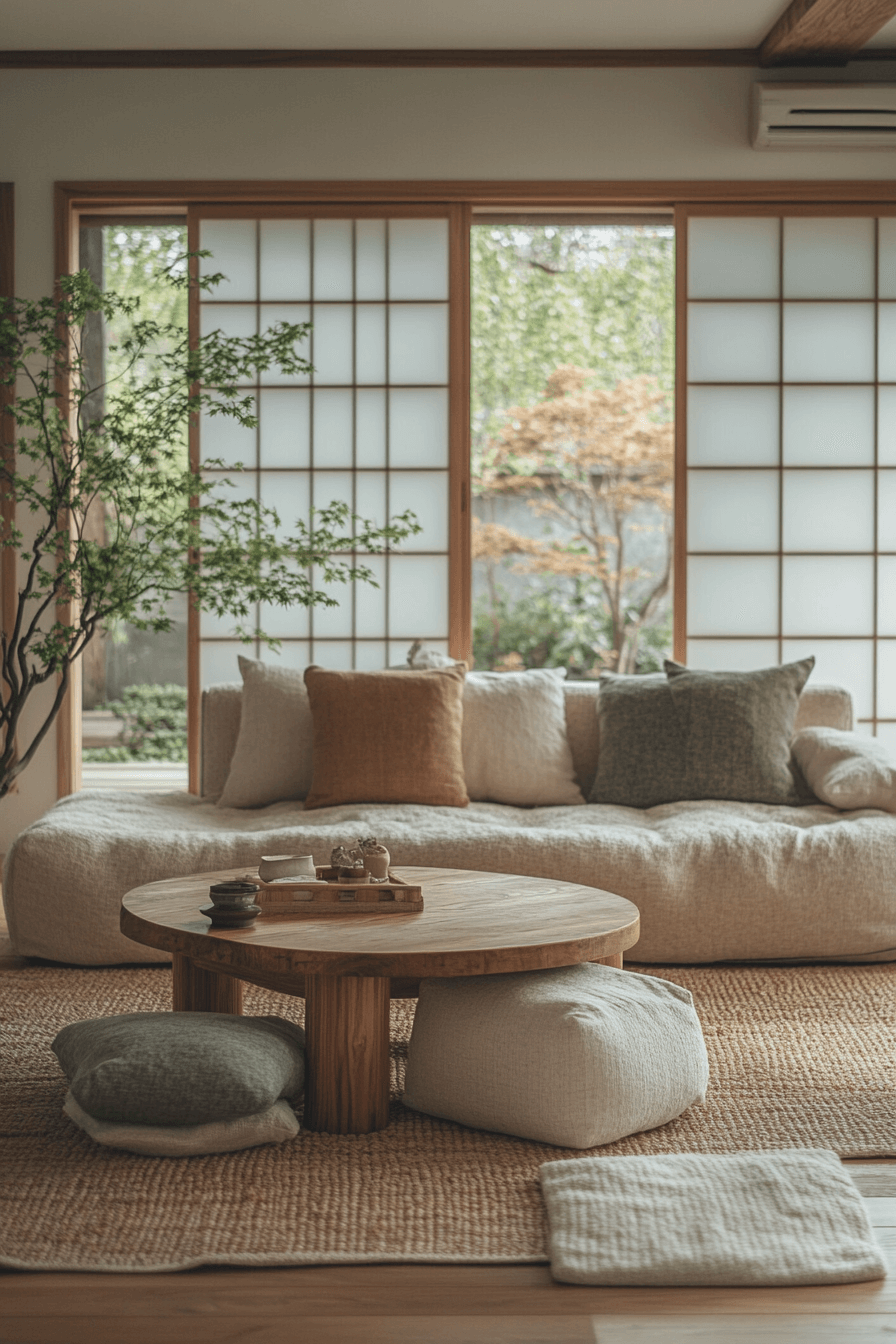 29 Japandi Living Room Themes for a Naturally Chic Home japandi living room