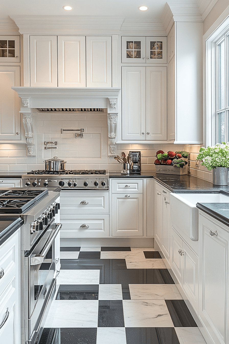 black and white kitchen ideas