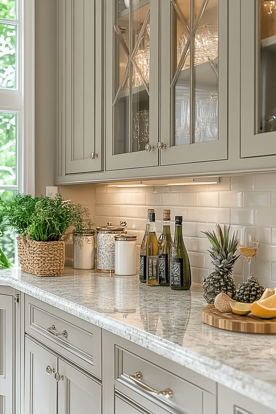 light taupe kitchen cabinets