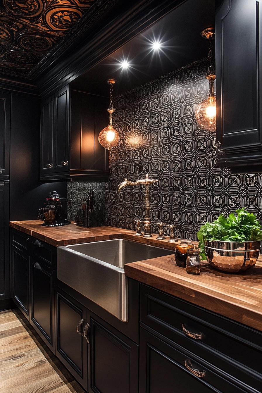 29 Whimsigoth Kitchen Makeovers for a Mystical Culinary Vibe whimsigoth kitchen
