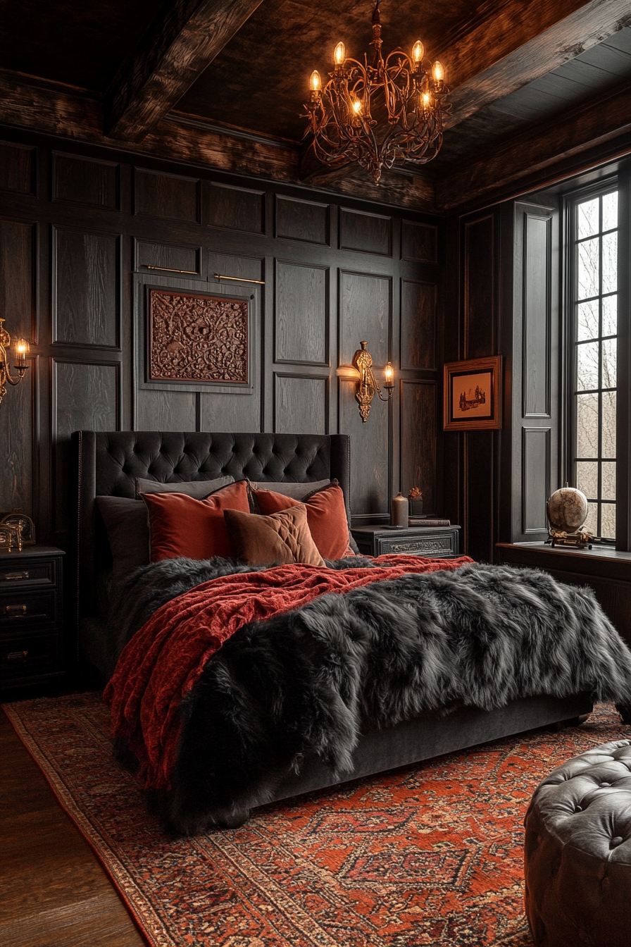 dark victorian bedroom