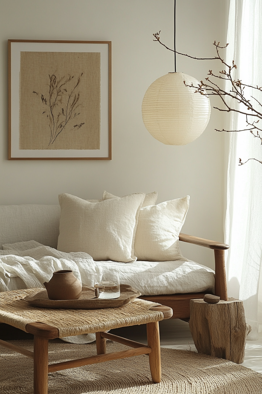 29 Japandi Living Room Themes for a Naturally Chic Home japandi living room