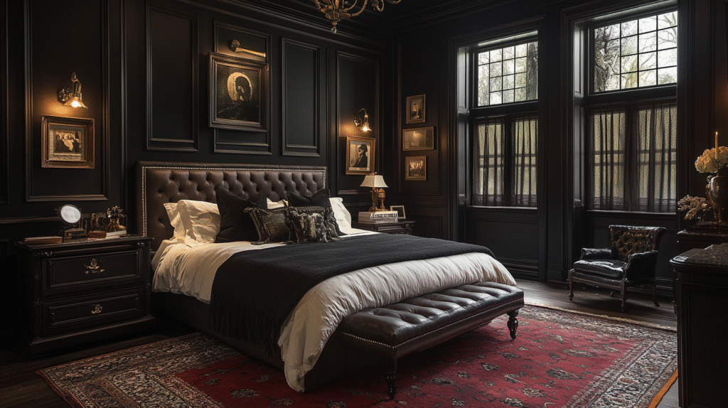 dark victorian bedroom
