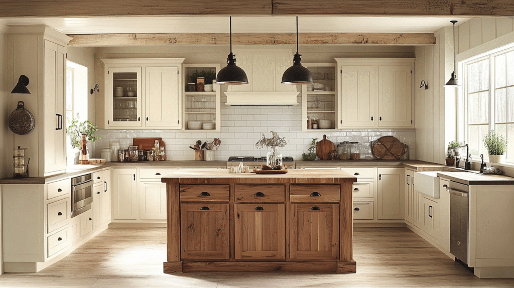farmhouse kitchen cabinets