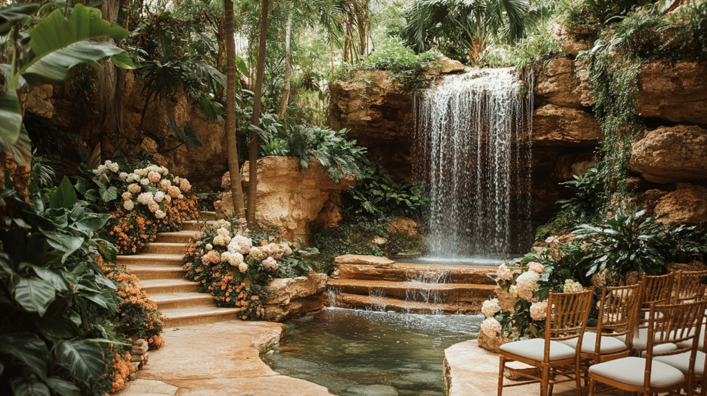 whimsical garden wedding