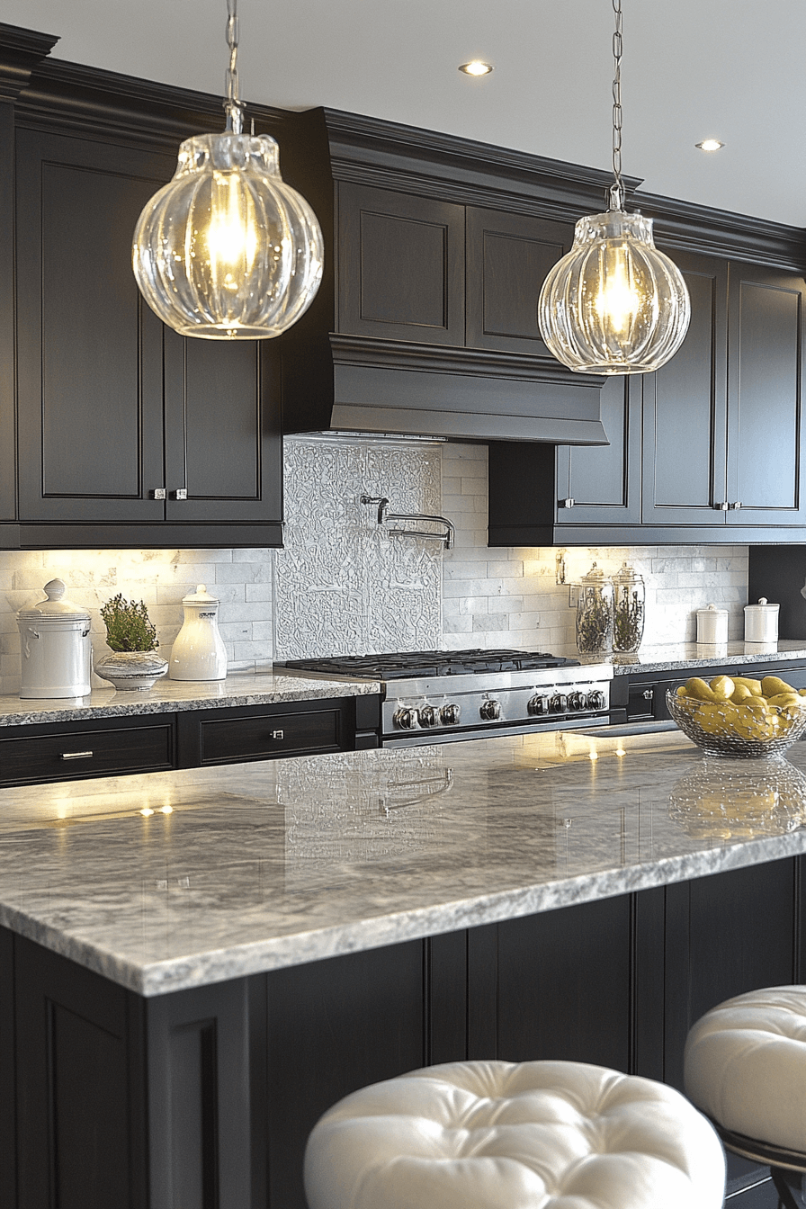 dark oak kitchen cabinets