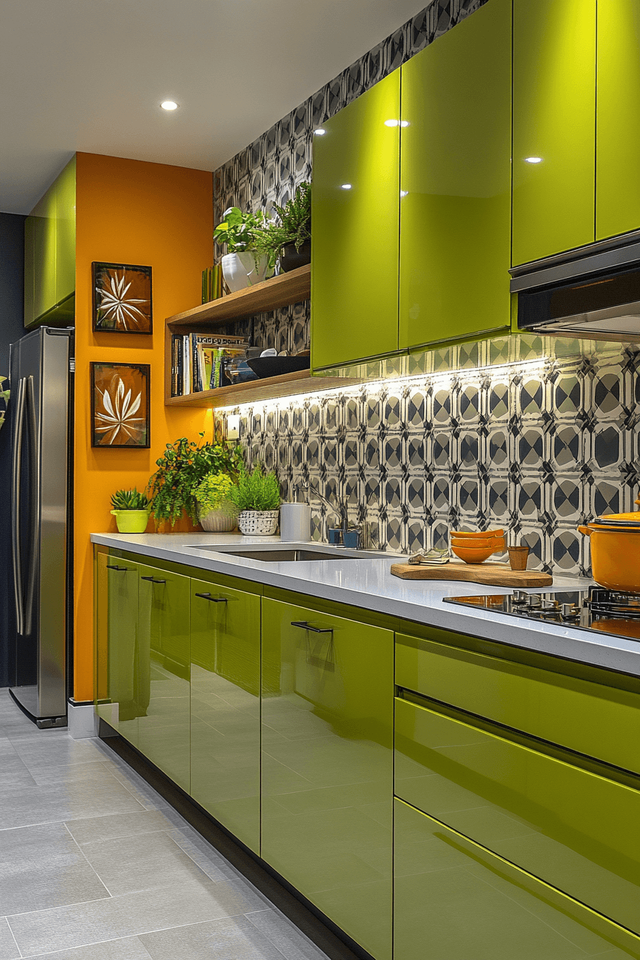 clary sage kitchen cabinets