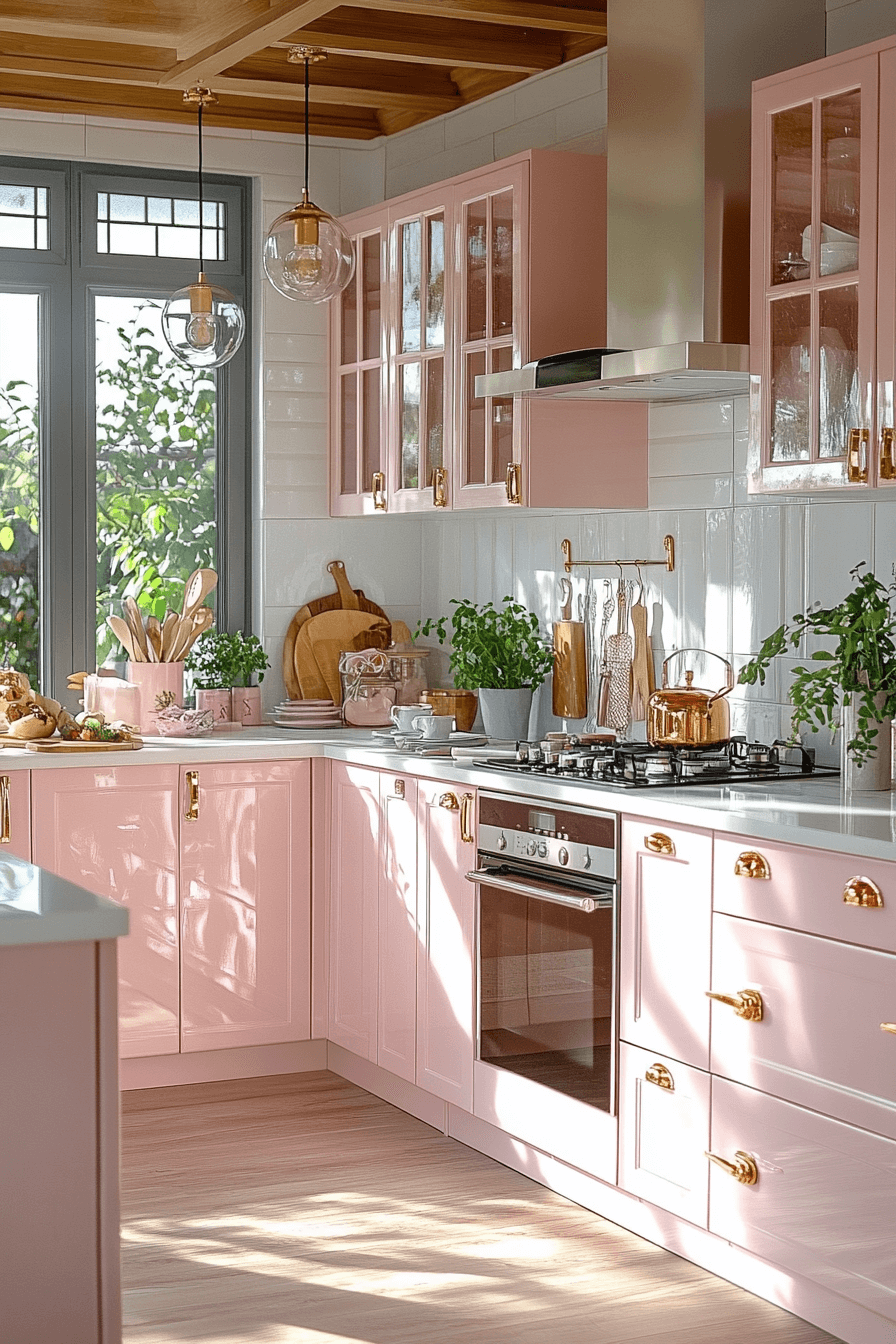 high gloss kitchen cabinets