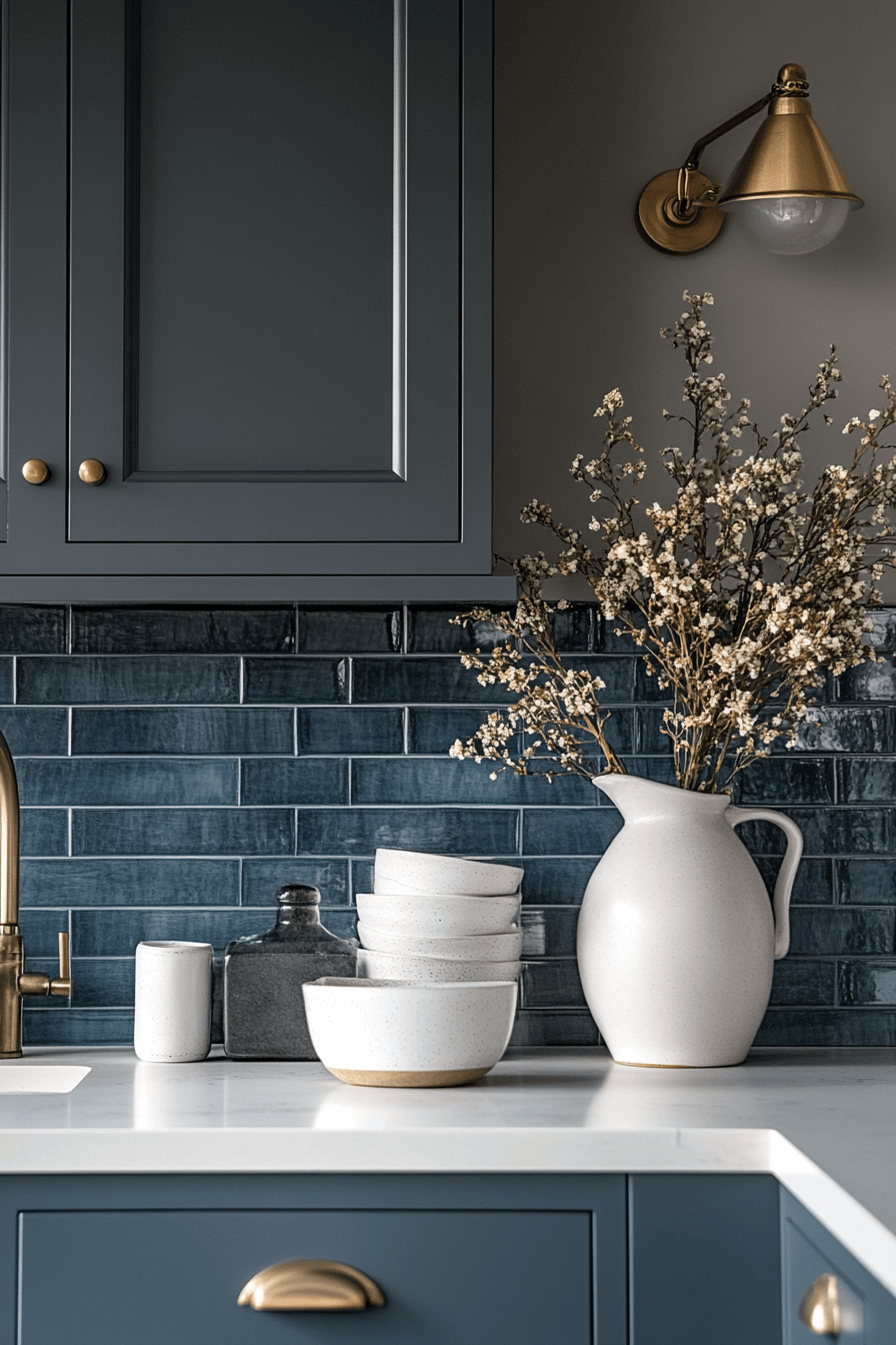 charcoal kitchen cabinets