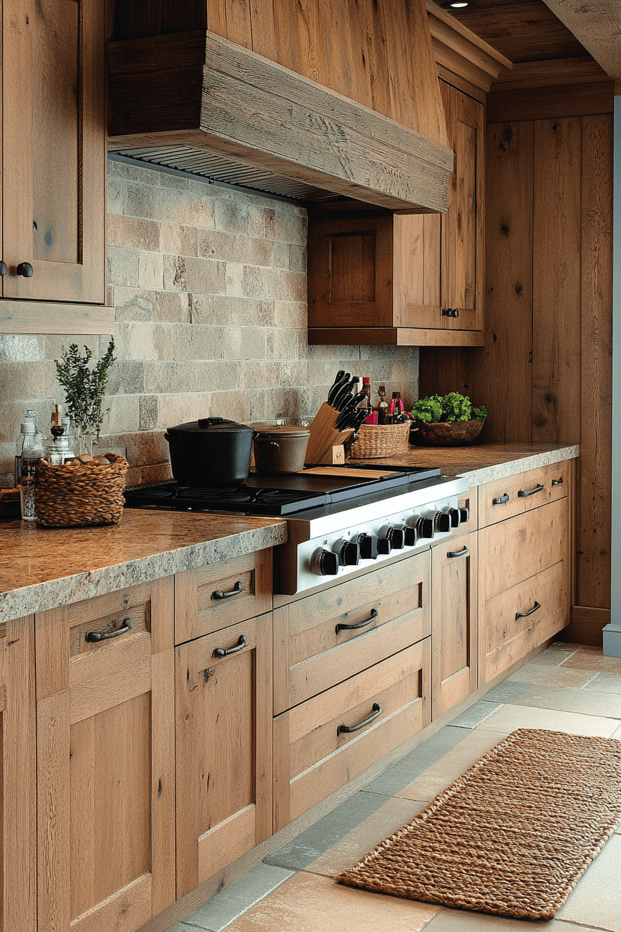 light brown cabinets kitchen