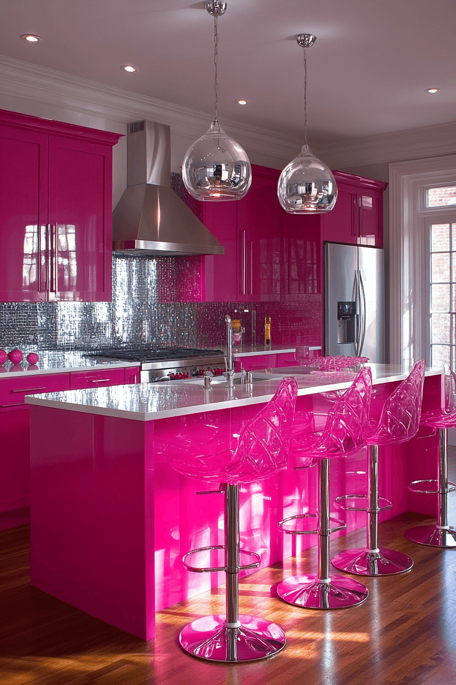 high gloss kitchen cabinets