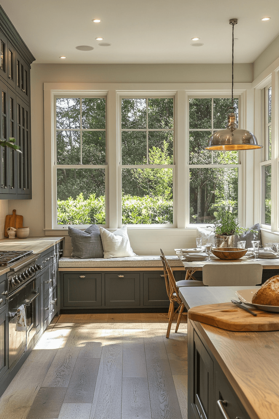 charcoal gray kitchen cabinets