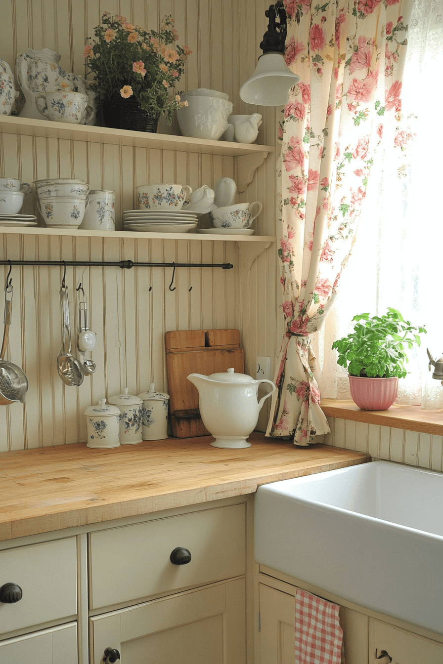 vintage kitchen cabinets