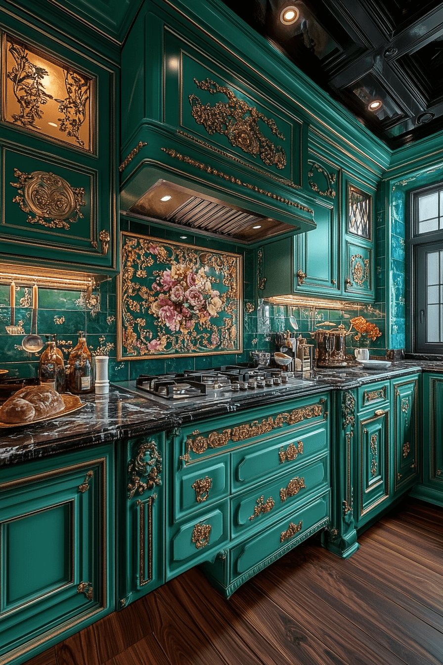 vintage kitchen cabinets