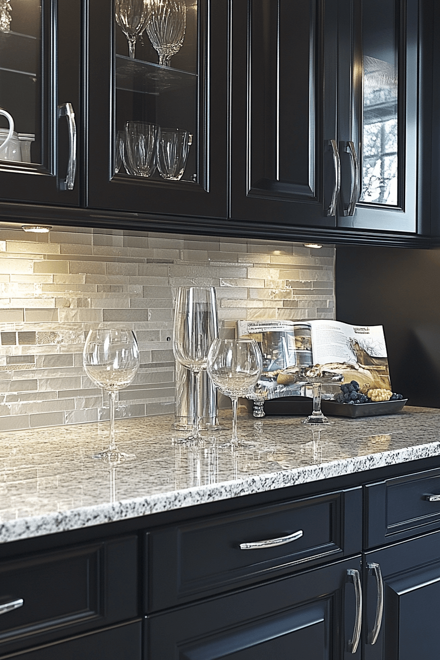 high gloss kitchen cabinets