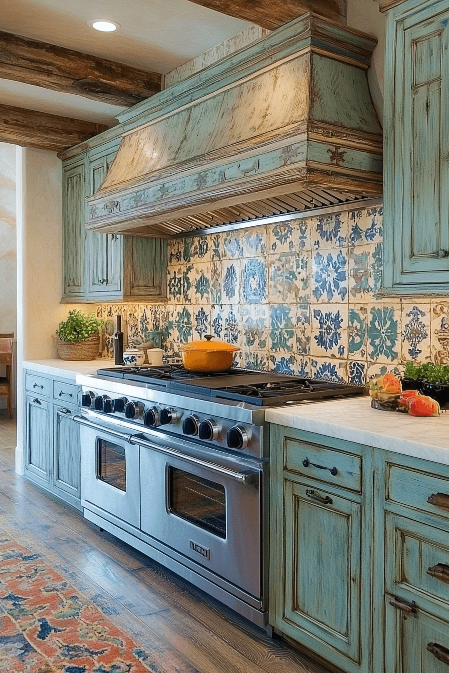 clary sage kitchen cabinets