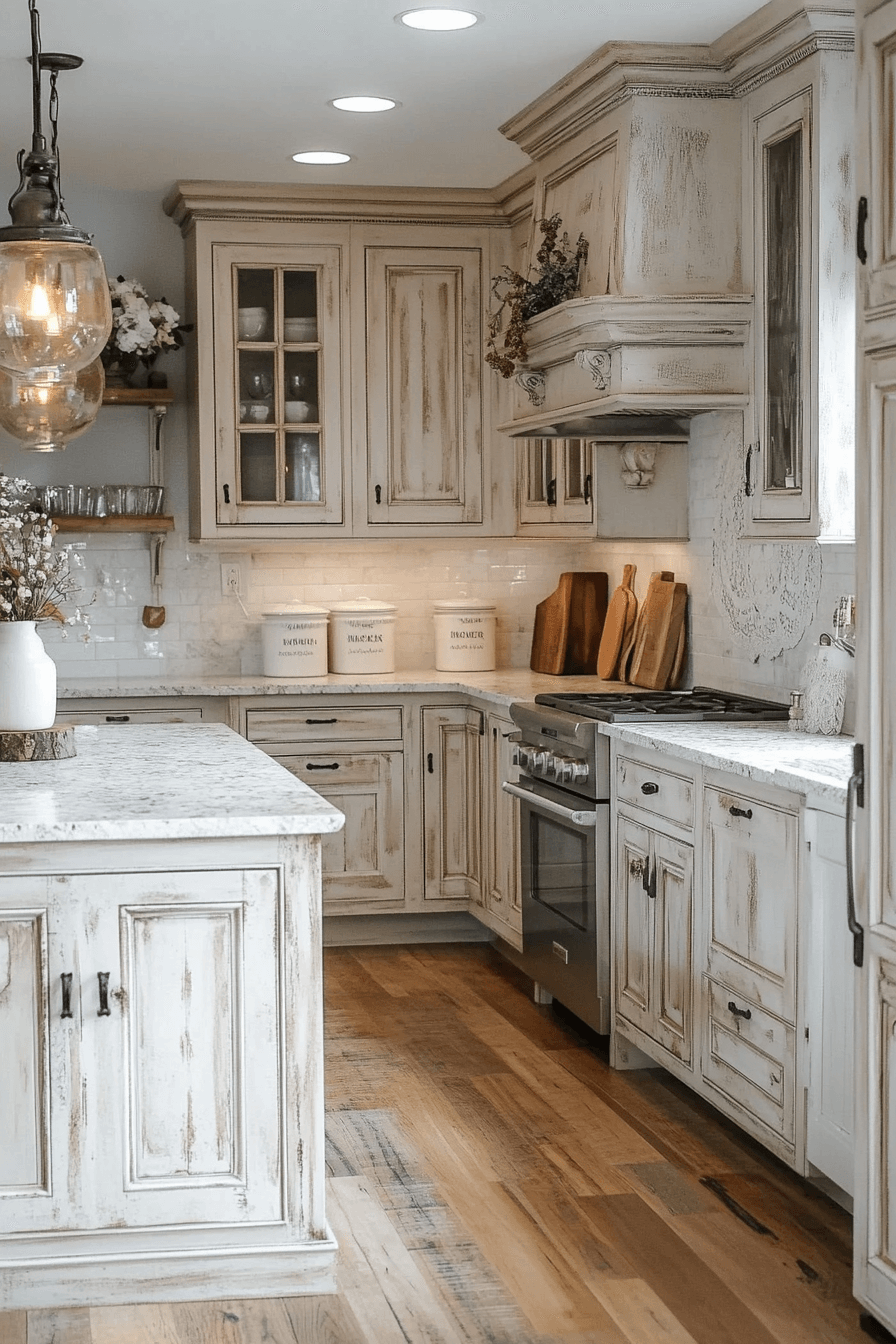 vintage kitchen cabinets